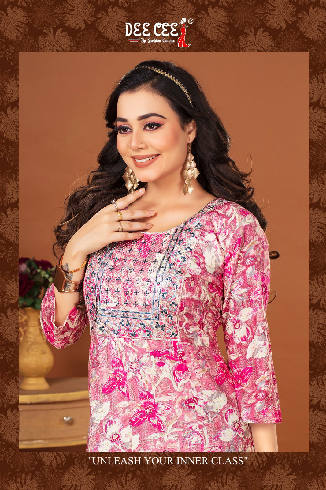 Kairavi By Dee Cee Rayon Foil Printed Anarkali Kurtis Wholesale Clothing Suppliers In India